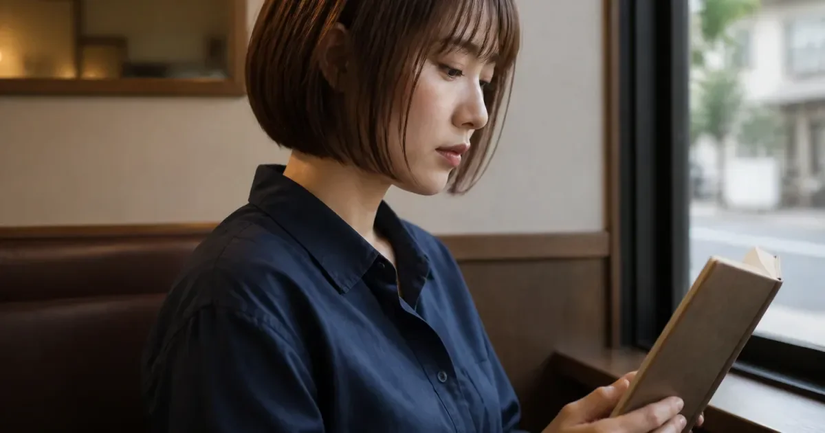 昼光と室内光の差を把握するなら、暖かい色みを残す髪色3案の比較用編集写真
