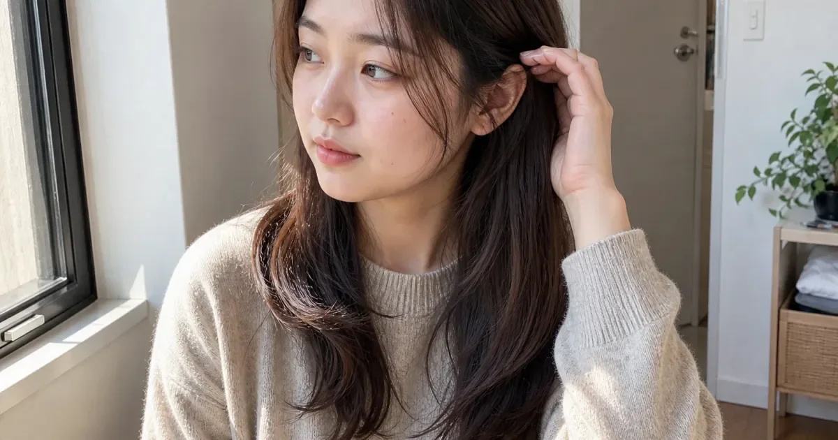 ブリーチを使わず現在色から近づけるなら、暖かい色みを残す髪色3案の編集参考写真
