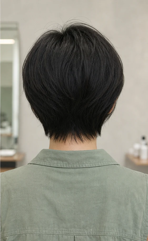サイドフリンジビクシーの後面ビュー