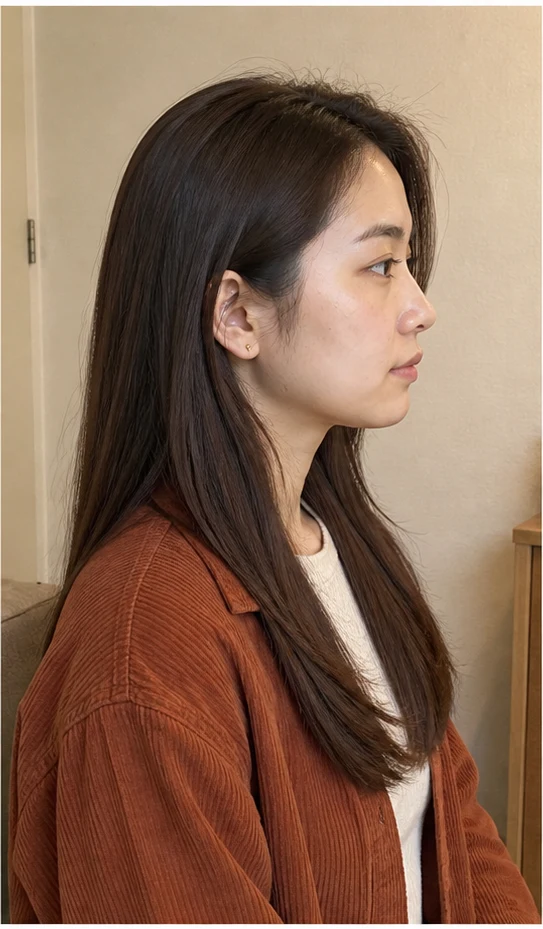 Vライン・ロングレイヤーの側面ビュー