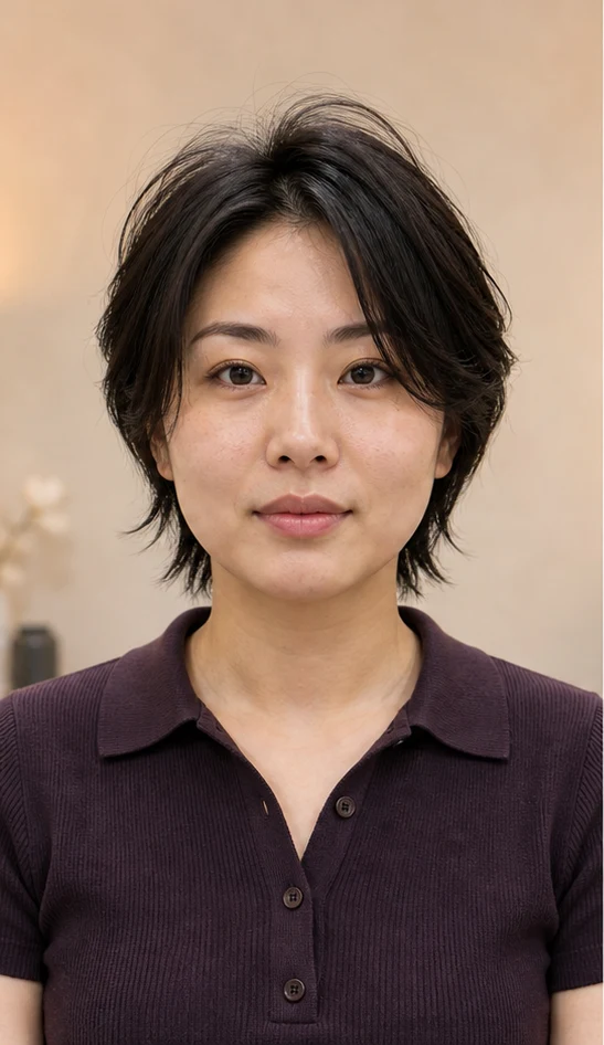 ミニウルフショートの正面ビュー