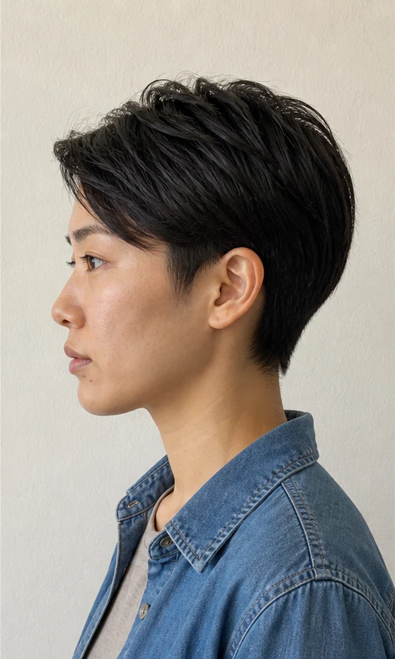 サイドスイープピクシーの側面ビュー